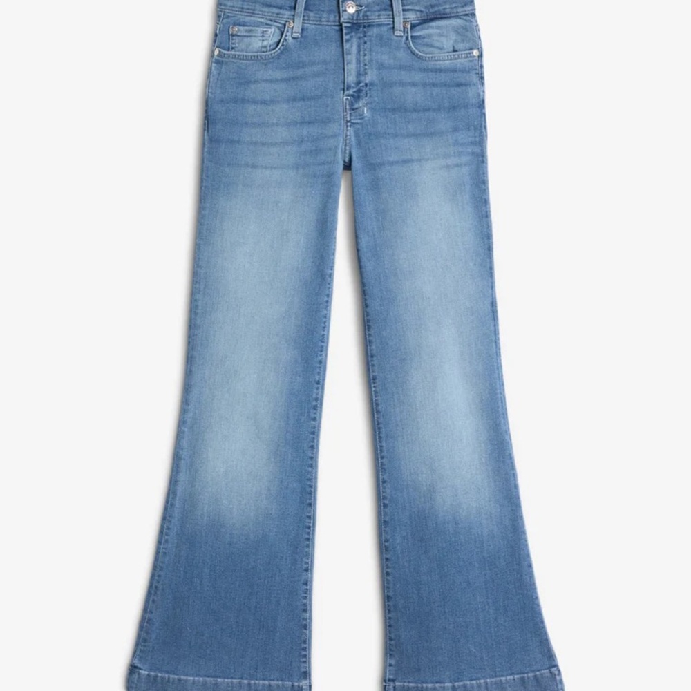 7 For All Mankind Women's Blue Boot Cut Jeans